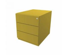 Caisson roulant Note™, avec 3 tiroirs universels h x l x p 495 x 420 x 565 mm, avec barre servant de poignée ,BISLEY
