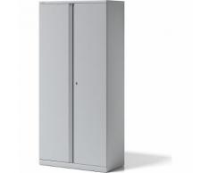Armoire à portes battantes ESSENTIALS 4 tablettes, 5 hauteurs de classeurs ,BISLEY