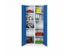 Armoire d'atelier en tôle d'acier 8 tablettes ,CP