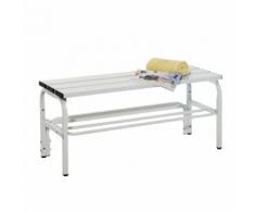 Banc pour vestiaire en inox, h x p 450 x 350 mm