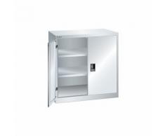 Armoire à portes battantes avec 2 tablettes largeur 1000 mm ,Lista