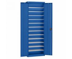 Armoire d'atelier en tôle d'acier hauteur 2000 mm ,EUROKRAFT