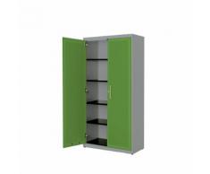 Armoire à portes battantes h x l x p 1956 x 1000 x 432 mm, 4 tablettes ,mauser