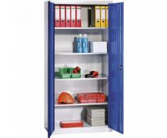 Armoire d'atelier h x l x p 1950 x 950 x 500 mm, 4 tablettes ,EUROKRAFT