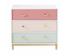 Commode enfant 3 tiroirs Tropicool