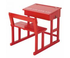 Bureau pupitre enfant rouge Pupitre