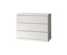 Commode enfant laqué blanc 3 tiroirs LARA
