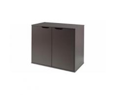 Commode enfant pin massif gris 2 portes - PINO