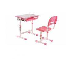 Bureau enfant blanc et rose - COMFORTLINE