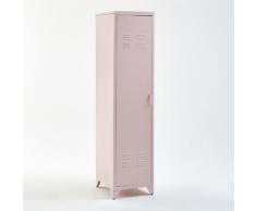 Armoire vestiaire américain 1 porte en métal, Hiba . Rose La Redoute Interieurs