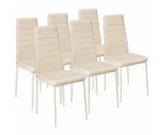 6 Chaises de salle à manger ou de cuisine design, Chaise de Salon, Meuble de salon, Mobilier de
