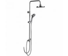 Colonne de Douche Ensemble de Douche Réglable avec Douchette Système pour Salle de Bain en Laiton
