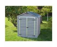 Abri de jardin polycarbonate "Skylight" - 2.8 m² - Gris