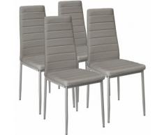 4 Chaises de salle à manger ou de cuisine design, Chaise de Salon, Meuble de salon, Mobilier de