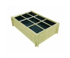 Carré potager bois 150 x 100 x 40 cm