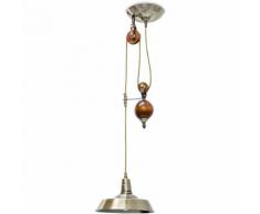 Suspension Lampe à Suspendre avec Système de Poulie Hauteur Réglable - 4052025189952