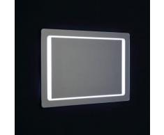 MIROIR 100x70 DE SALLE DE BAIN RÉTROÉCLAIRÉ AVEC LED RÉVERSIBLE
