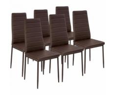 6 Chaises de salle à manger ou de cuisine design, Chaise de Salon, Meuble de salon, Mobilier de