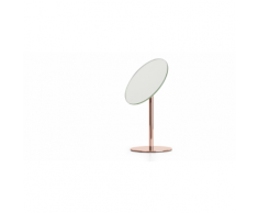 Lilo, miroir sur socle pour salle de bain, cuivre