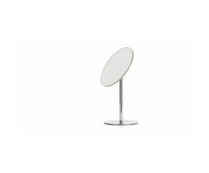 Lilo, miroir sur socle pour salle de bain, acier inoxydable
