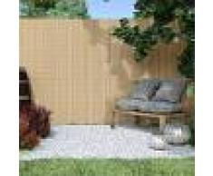 Jarolift Canisse en PVC Standard, largeur des lamelles 13 mm, Bambou, 140x500cm