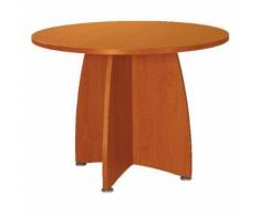 table réunion elancia ronde pieds croix diamètre 100 cm 2528,