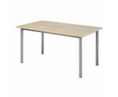 table conférence pltcol:chêne 160 x 74,5 chêne alu,