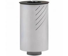 poubelle extérieur ronde mielek - 50 l,