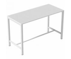 table de réunion haute 160x110cm - blanc,