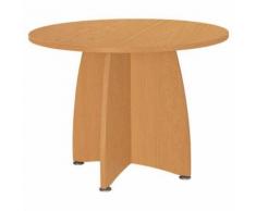 table réunion elancia ronde pieds croix diamètre 100 cm 2527,
