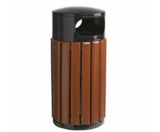 poubelle extérieur rosa - 40 l,