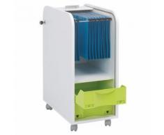 caisson mobile rideaux largeur 29,5 cm blanc,