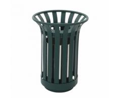 poubelle d'extérieur 23l vert,