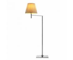 KTRIBE F1-Liseuse H112cm chrome et ivoire Flos - designé par Philippe Starck