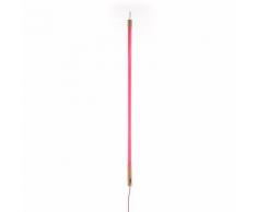 LINEA-Lampe Néon LED H134,5cm Rose Seletti - designé par Selab & Alessandro Zambelli
