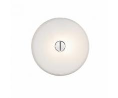 MINI BUTTON-Applique ou Plafonnier de salle de bain Ø14cm verre opalin Flos - designé par Piero Lissoni