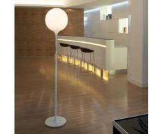 CASTORE-Lampadaire Verre Souffl H190cm blanc opalin Artemide - design par Michele de Lucchi & Huub Ubbens