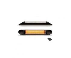 Chauffage à infrarouge pour extérieur blade 2000 noir