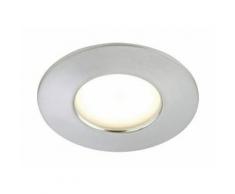 Spot encastrable LED pour salle de bain LED intégrée Briloner 7204-019 blanc chaud 5 W aluminium