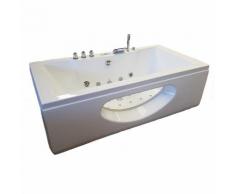 Baignoire rectangulaire balneo 180 x 90 Premium
