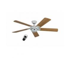 Ventilateur de plafond Rotary 132cm Blanc Hêtre - CASAFAN -