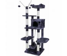 FEANDREA Arbre à chat Hauteur de 154cm Perchoir pour Chat grande capacité griffoir niches colonnes