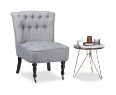 Fauteuil Cocktail Retro années 50 chaise salon vintage 2 roulettes Lounge Club HxlxP: 82 x 55 x 65