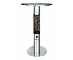 Chauffage de terrasse TABLE BAR ELIOT NIKLAS 1500W Lampe Infrarouge a carbone Structure Aluminium