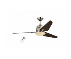 Ventilateur de Plafond Eco Aviatos 132cm Chromé Noyer - CASAFAN -