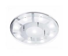 Plafonnier Rond Salle de Bain 9 LED Azur Bain