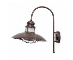 Applique murale de style rustique-Brun83