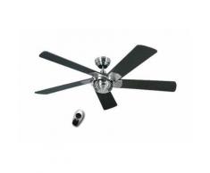 Ventilateur de plafond Rotary 132cm Chrome Wengé - CASAFAN -