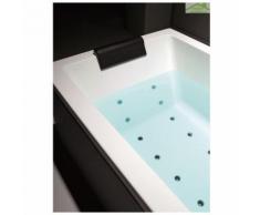 Baignoire en acrylique lucite rectangulaire balnéo à 12 jets CELINE 180x85x45 cm