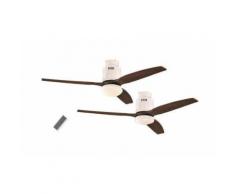 Ventilateur de Plafond Aerodynamix Eco 132cm Blanc Noyer - CASAFAN -
